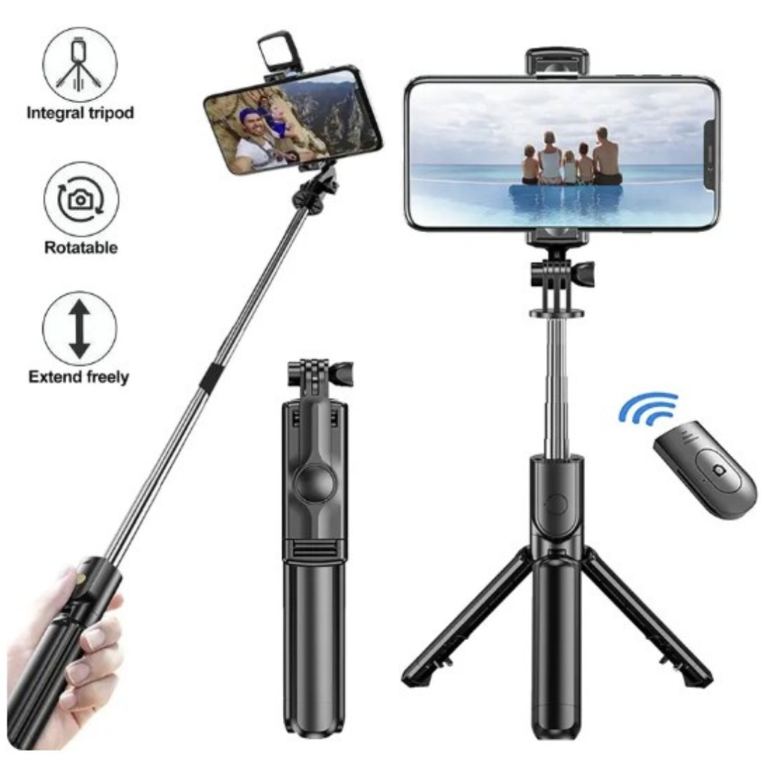 Phone Tripod & Selfie Stick with Remote for Cell Phone 4"-7", Tripod for Iphone