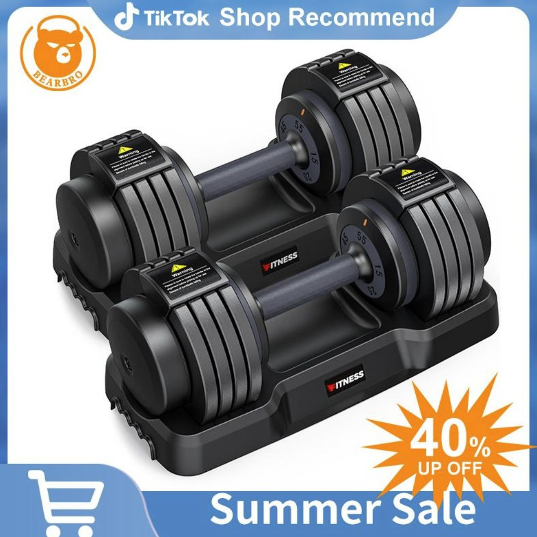 Adjustable Dumbbells 5-25 LB / 15-55 LB